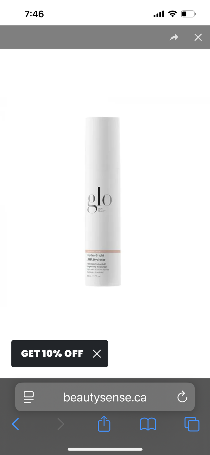 Glo Skin Beauty: Hydra-Bright AHA Hydrator