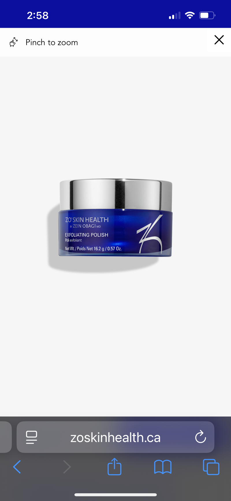 ZO® SKIN EXFOLIATING POLISH Travel Mini